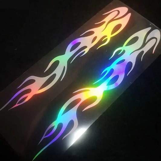 FlameCraft Reflective Motorcycle Decals