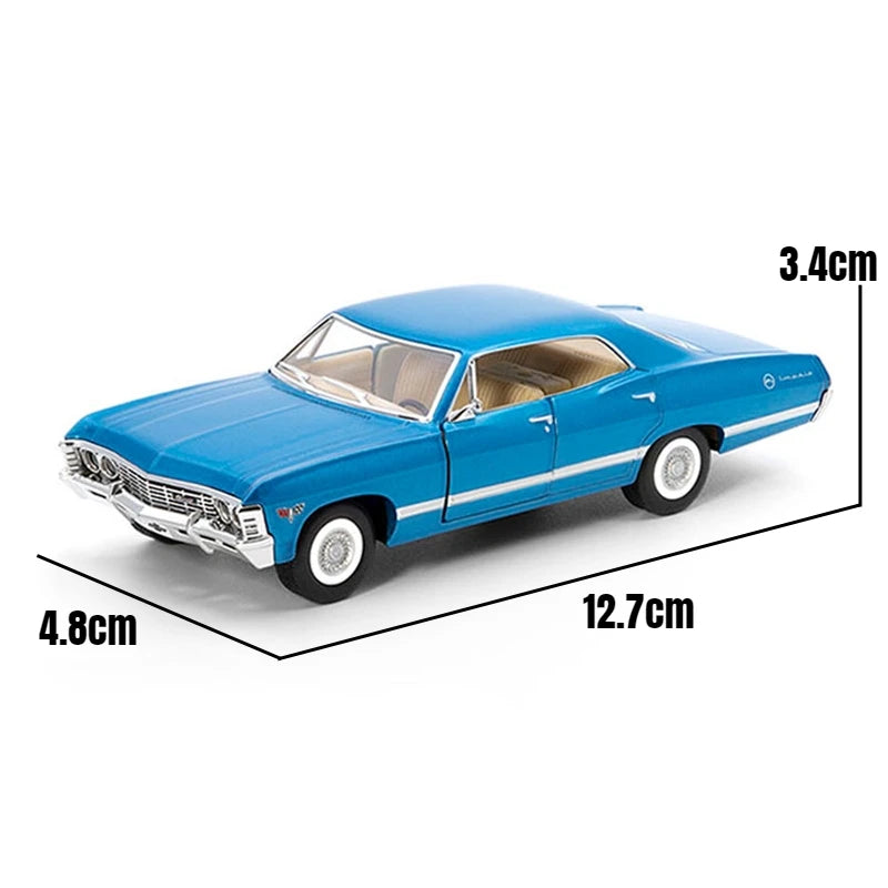 Chevrolet Impala 1967 Diecast Model — 1:43 Pull Back Miniature