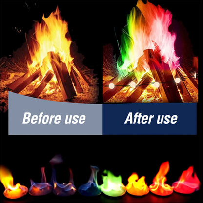 Magic Colorful Flames Powder Bonfire