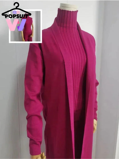 New Autumn Winter Knitted suit for women