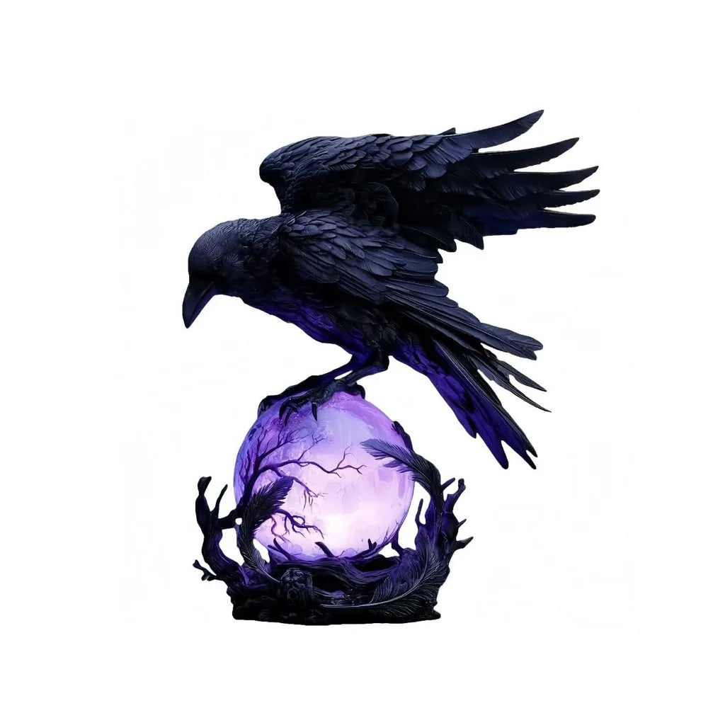 Raven's Moonlight LED Lamp