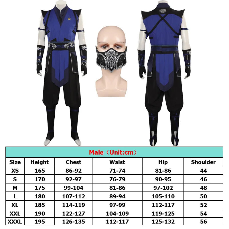 Sub-Zero Cosplay Costume — Mortal Kombat