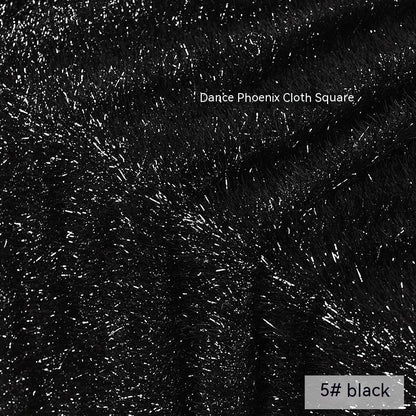 Shiny Silk Feather Tassel Plush DIY Fabric