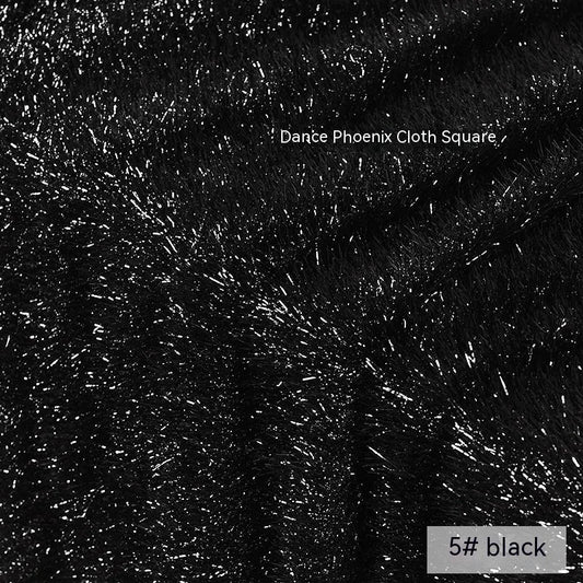 Shiny Silk Feather Tassel Plush DIY Fabric