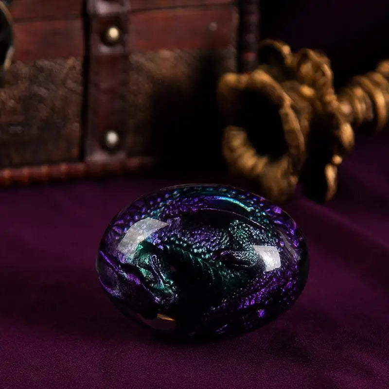 Resin Purple Lava Dragon Egg Purple Octopus