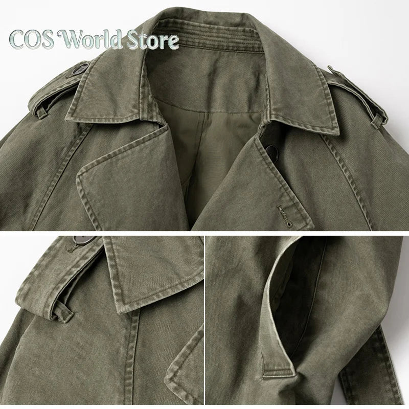 Karl Heisenberg Cosplay Costume — Resident Evil Village · Trench Coat Set