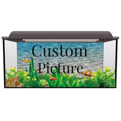 Aquarium Background Sticker, Underwater Cave Stone