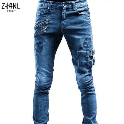 Plus Size Straight Jeans Man