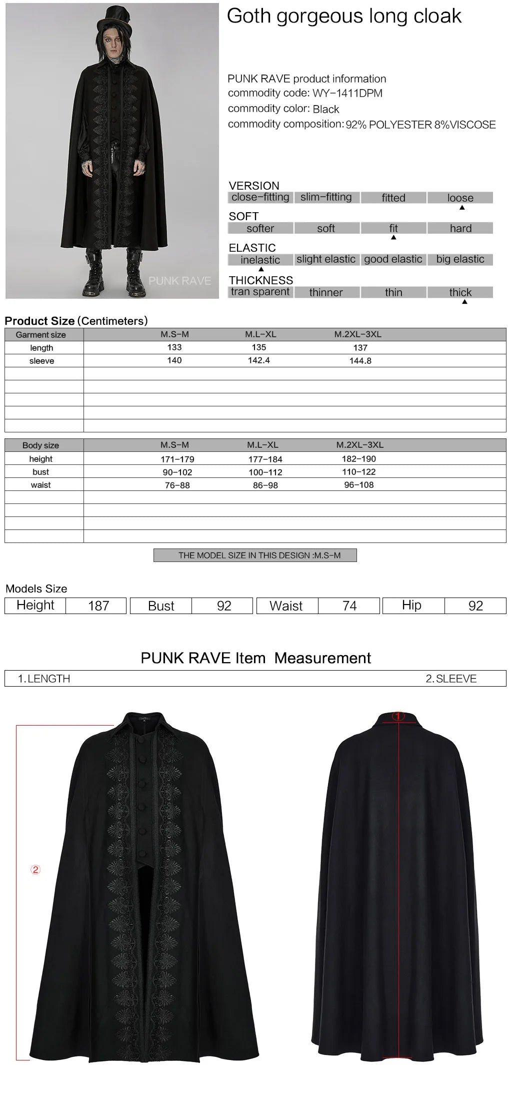 Long Cloak Simple Style