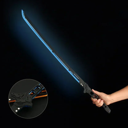 Punk Thermal Katana - Sci-Fi Glow Gaming Sword