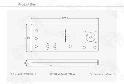 Waterway Board Solution for ASUS ROG Strix Helio Case