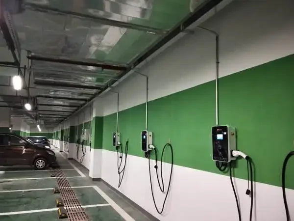 Ac Double Gun Electric Vehicle Ev Charging Station