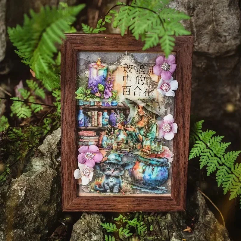 Stickers Forest Witch landscape Design