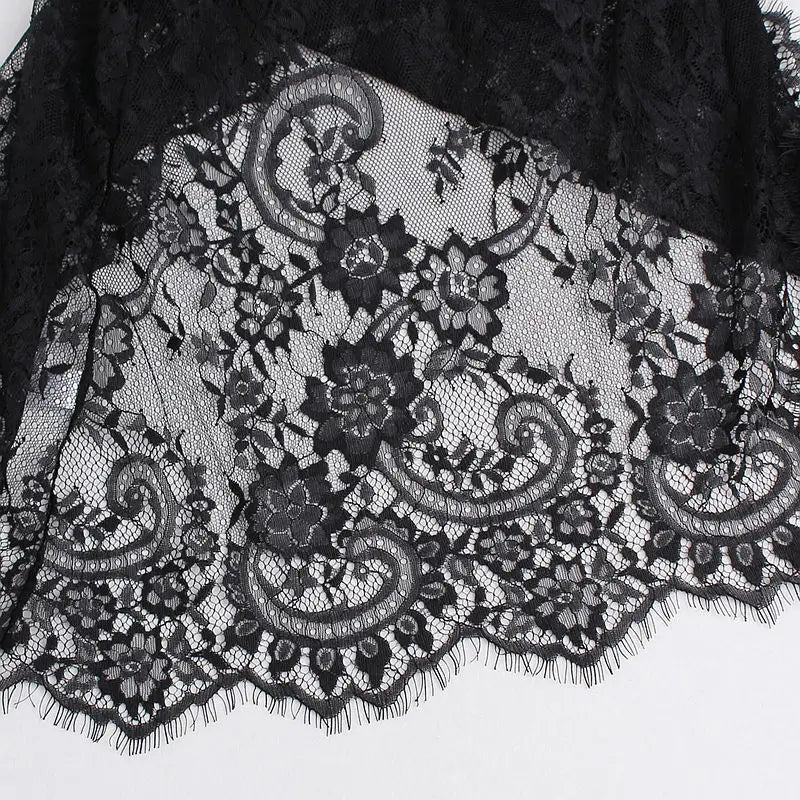 Lace Nightdress Backless