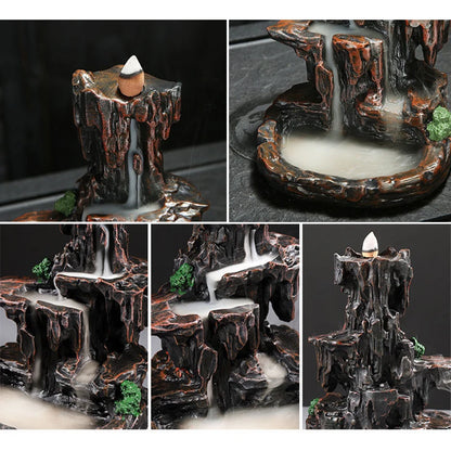 Mountain Cascade Backflow Incense Holder