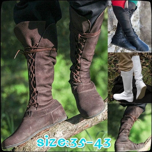 Medieval Retro Women Princess & Men Prince Knight Shoes