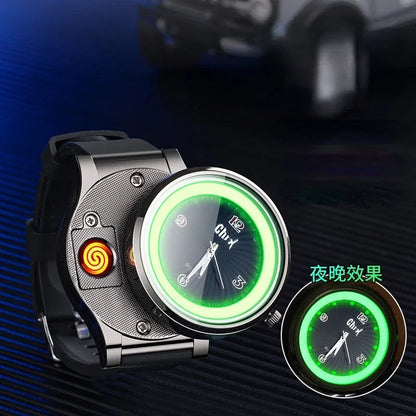 New Windproof Watch Tungsten Lighter