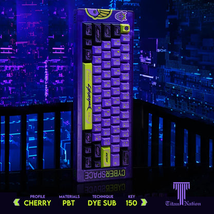 Cyberpunk Theme Keycap Set Custom