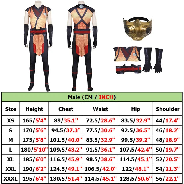 Sub-Zero Cosplay Costume — Mortal Kombat