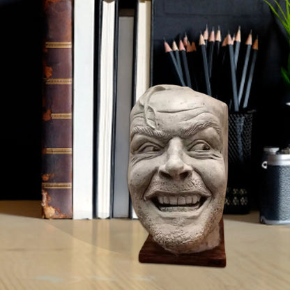 Sculpture Of The Shining Bookend Library