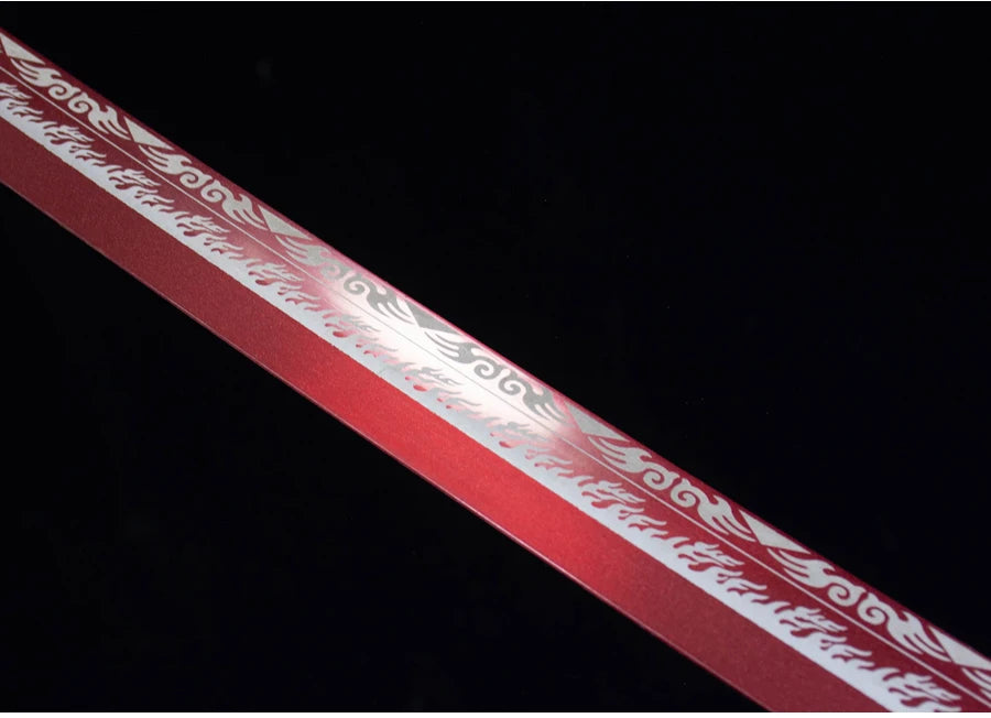 Kongfu Red Flame Training Sword - High Manganese Steel
