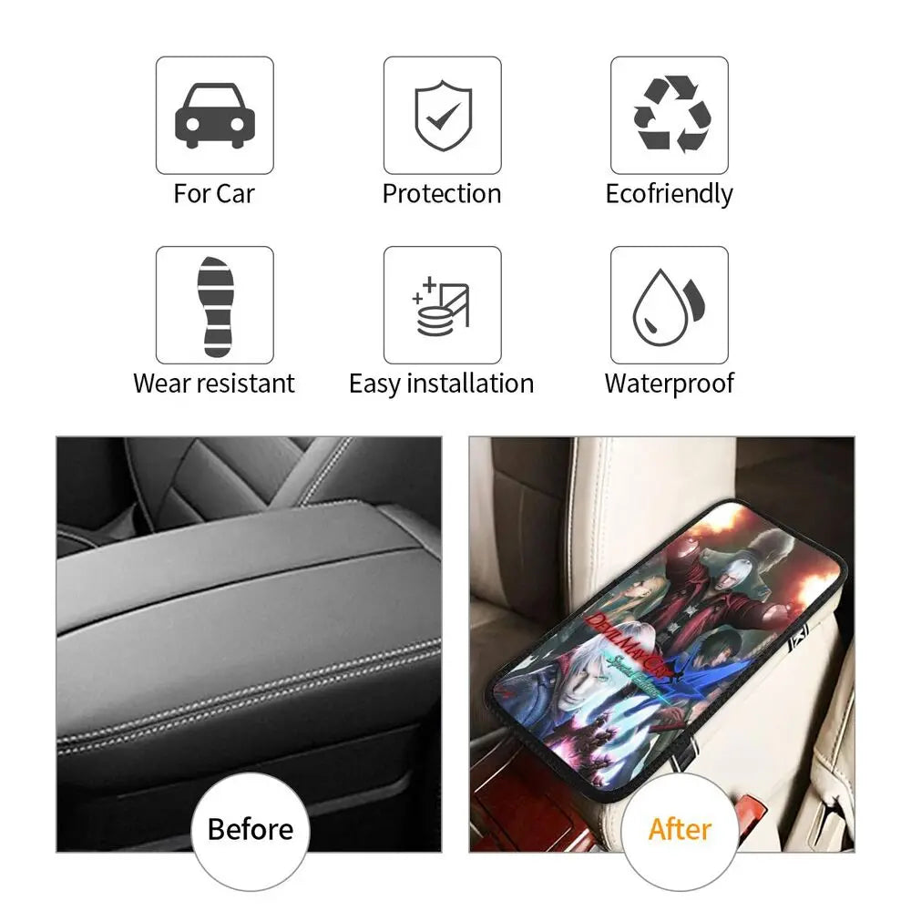 D-Devil Armrest Mat: Gaming Style for Drivers