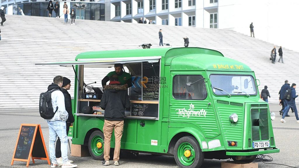 Street Fast Food Trailer Truck For Sale