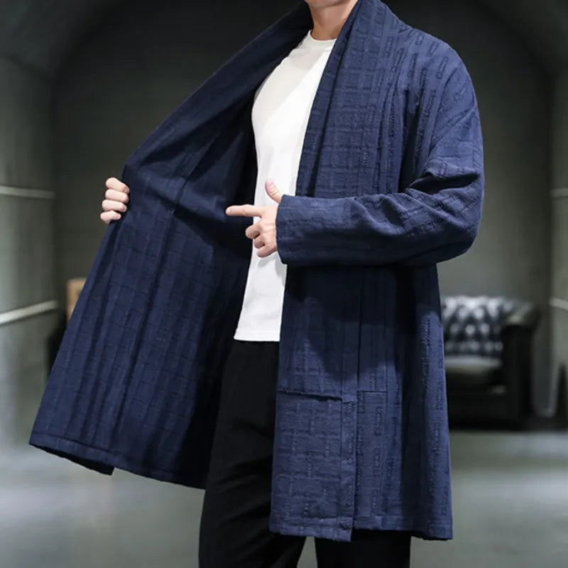 Chinese Style Men's Windbreaker Linen