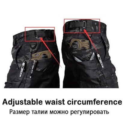 Camo Tactical Pants Men Military Waterproof Ripstop