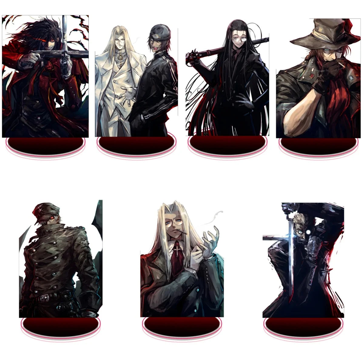 Hellsing Acrylic Keychain — 15cm Anime Ornament