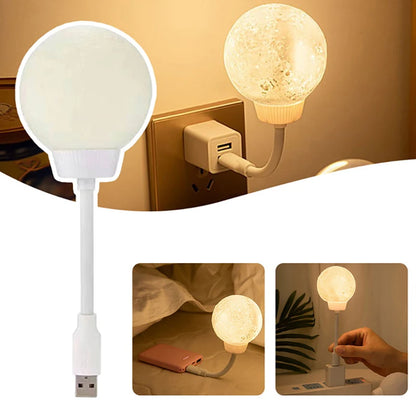 LunaGlow Voice-Controlled Night Light Lamp