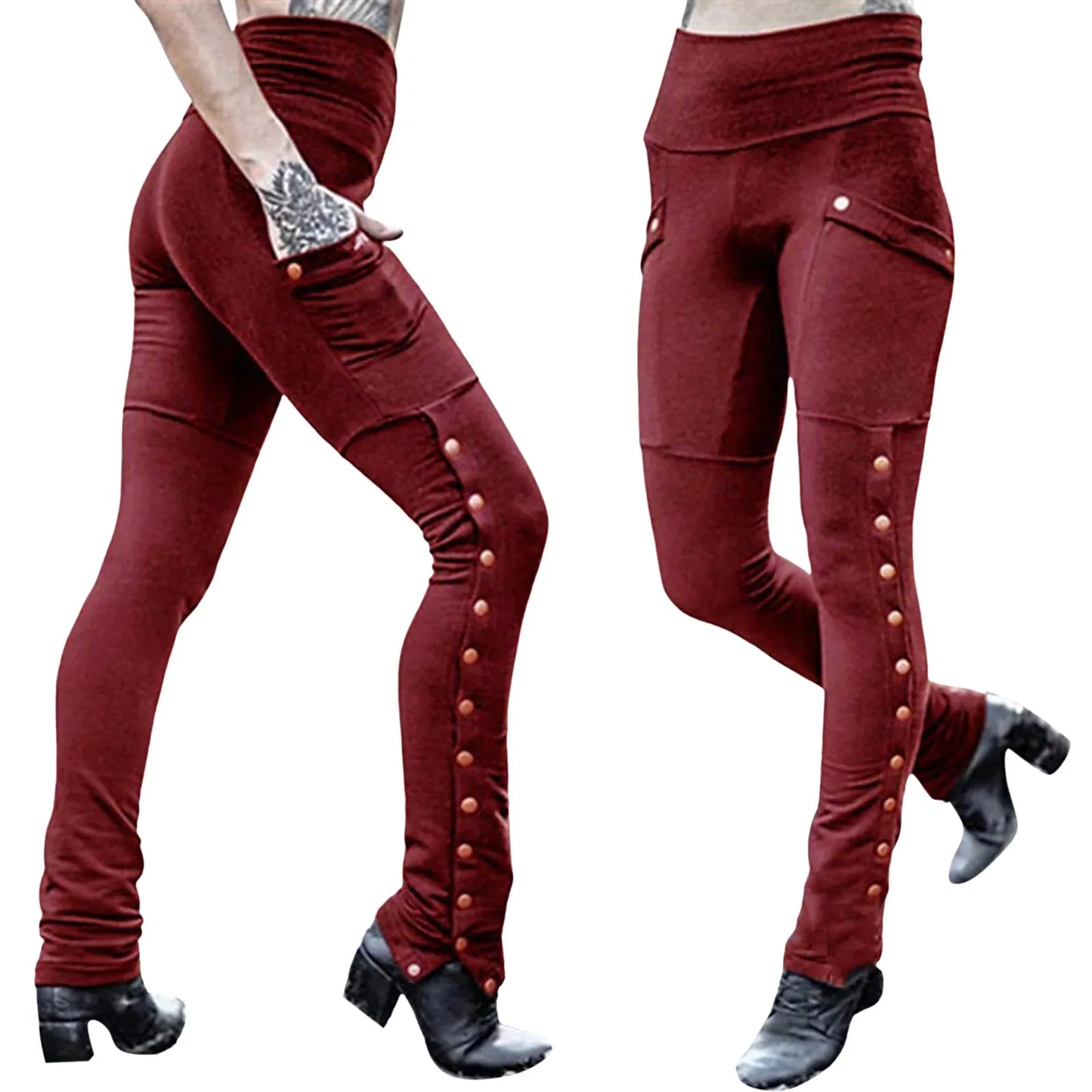 WarmFit Slim Leggings with Pockets for Women