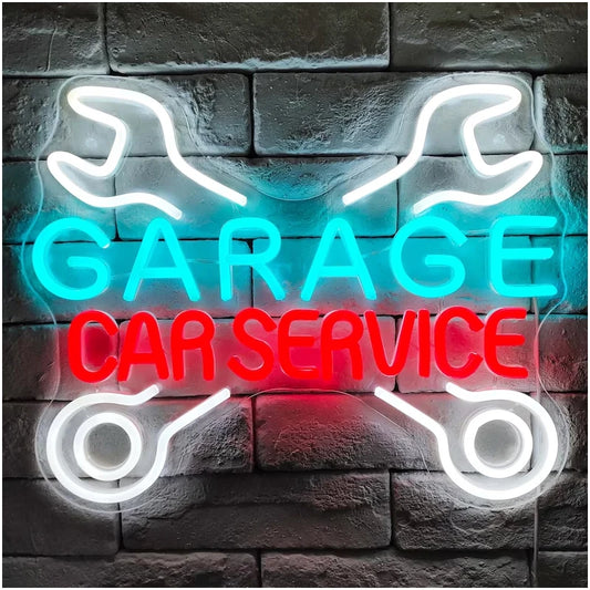 Garage Car Service Neon Signs