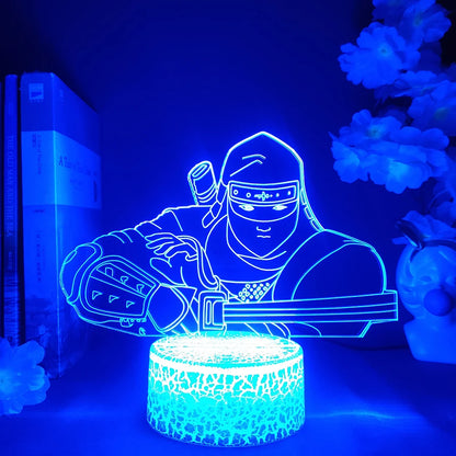 Classical Ninja Game Shinobi-ed Figurine Nightlight