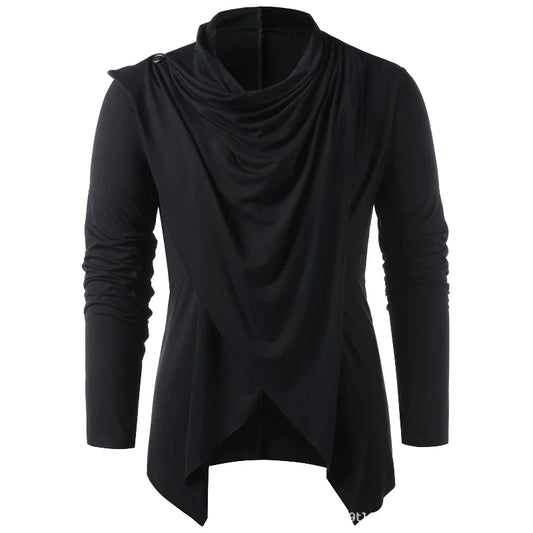 Chic Men’s Solid Cardigan: Casual Style Essential