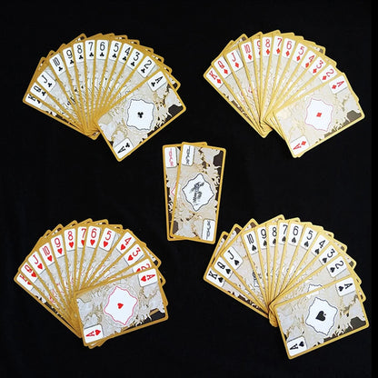 Gold Edge Poker Cards Collection Gift