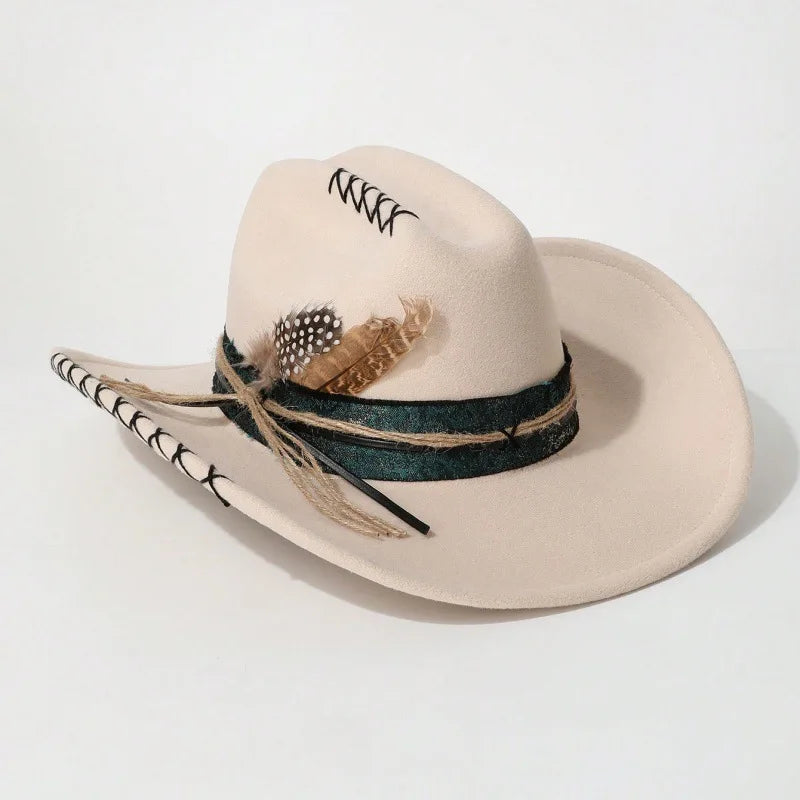 Handmade Suede Fedora Hat — Vintage Jazz