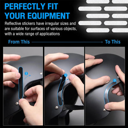 Stealthy Safety Stickers for Helmets & Gear