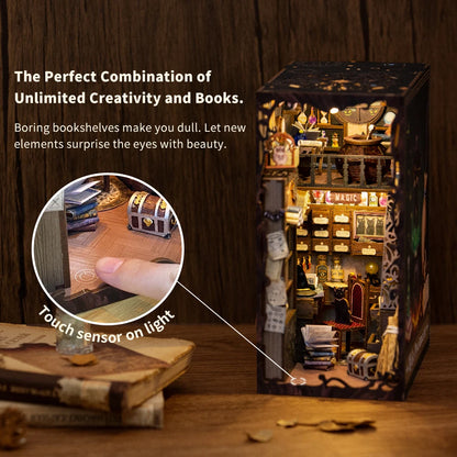 DIY Book Nook Kit Miniature Dollhouse Gifts (Magic Pharmacist )