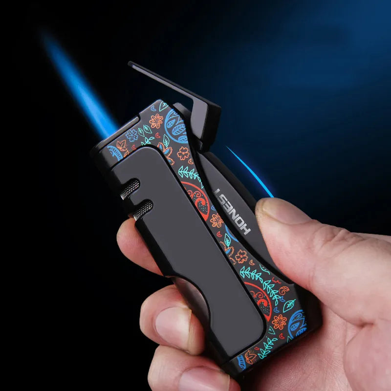 Turbo Lighter Torch Butane Lighter Metal Gas