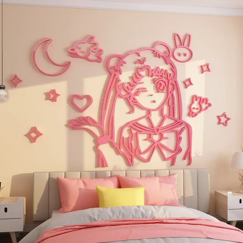 Sailored Moon Wall Sticker Girls Bedroom