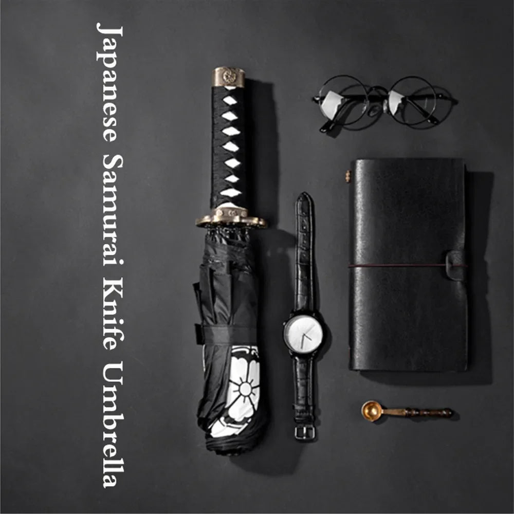 Samurai Shield: Swordsman Folding Umbrella