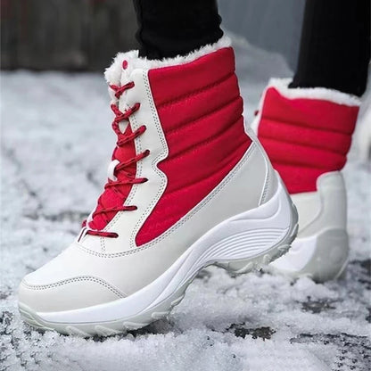 ChicWarm Waterproof Winter Ankle Platform Boots