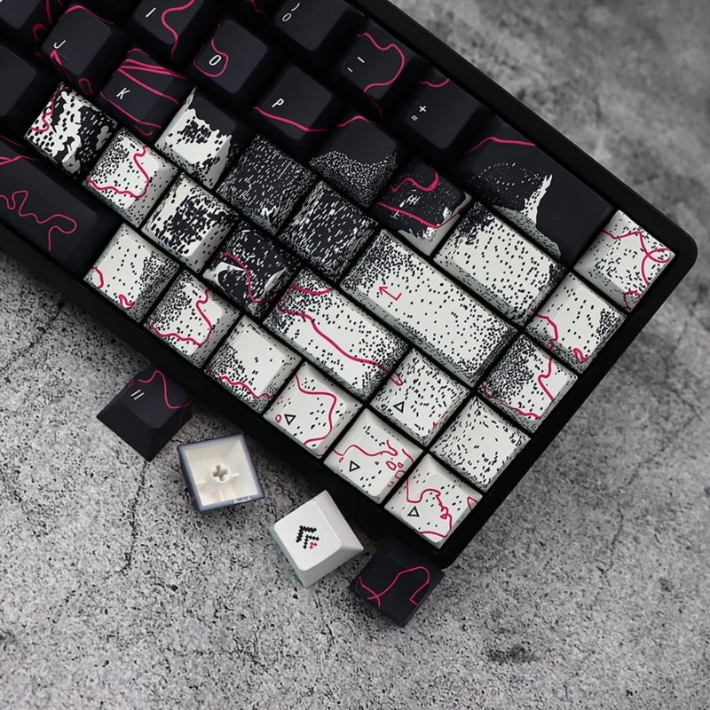 146Key Keycaps Cherry Profile