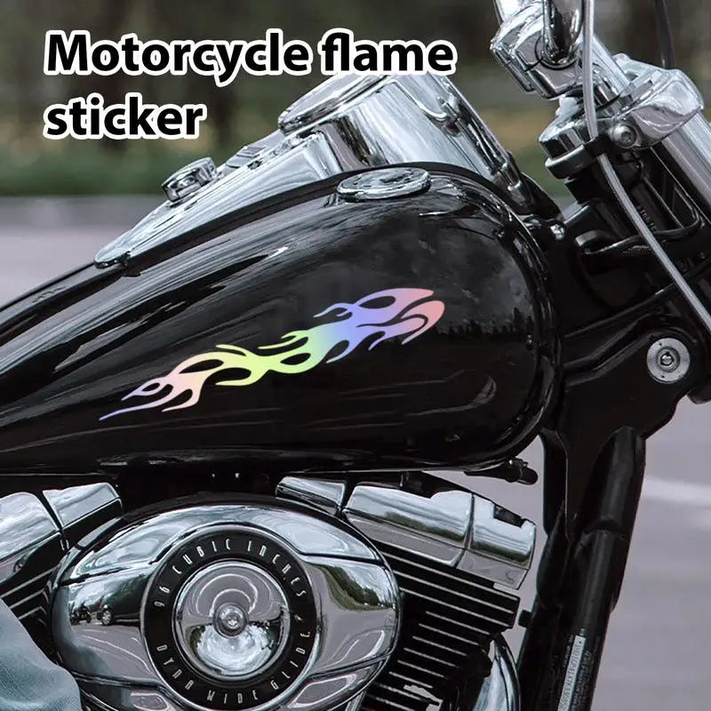 FlameCraft Reflective Motorcycle Decals