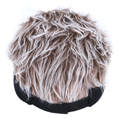 Golf Baseball Cap with Fake Flair Hair