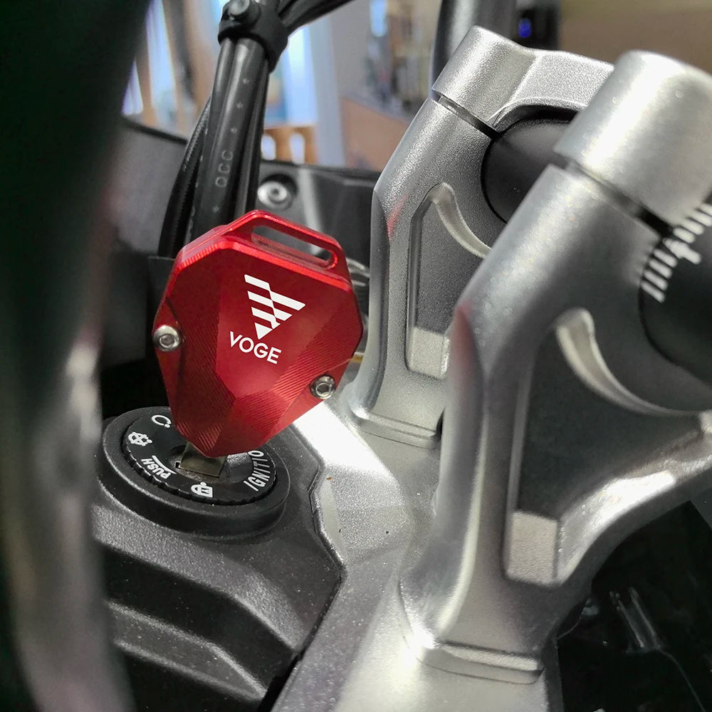 VOGE DS Key Guard: CNC Aluminum Key Cover & Chain