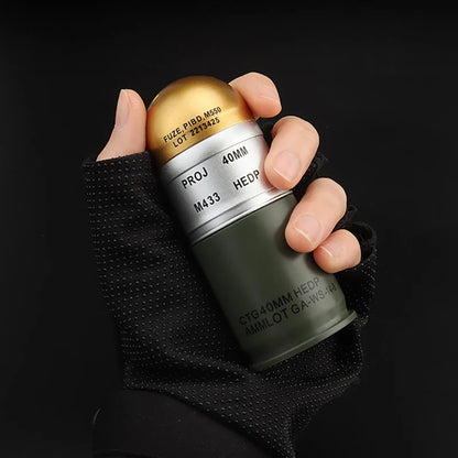 Shell Storage Box M433 HEDP 40mm Cartridge Dummy Grenade Model Collection Toy Mini Storage Case