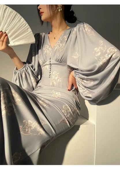 Elegant Mermaid Vintage Dress for Women