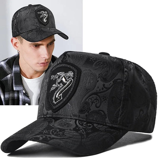 High top men's baseball cap